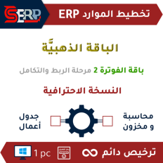 باقة الفوترة2 ERP | محاسبة ومخزون ورواتب مع جدول أعمال إصدار الحلول لتخطيط الموارد